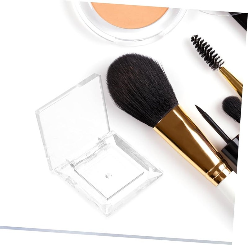 2 Pack Transparent Refillable Eyeshadow Boxes Highlighter Cases Compact Travel Containers - Image 5